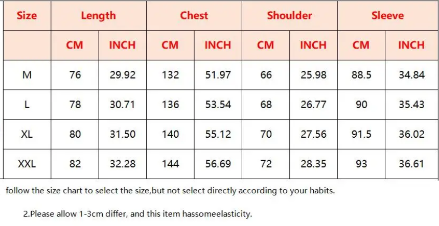 Lighting Oversized Mens Outwear Jacket